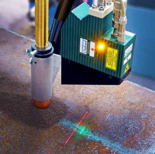 OSL Laser Tracking Sensor on Subarc Welded Plate